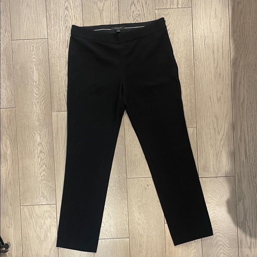 Ann Taylor Black Slim Devin Fit Trousers